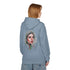 Palestine Woman Art Hoodie Unisex - Keffiyeh Scarf Dual-Sided Graphic Pullover